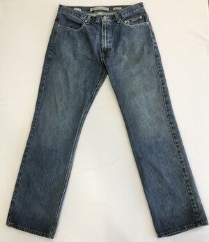 Harley Davidson Men's Boot Cut Dark Wash Denim Jeans 36 x 34